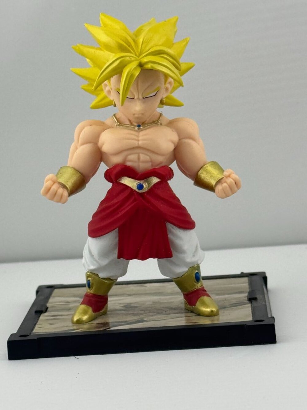 Dragon Ball Z Super Saiyan Vegeta & Broly PVC Figurines Set With Display Bases C - Picture 4 of 6